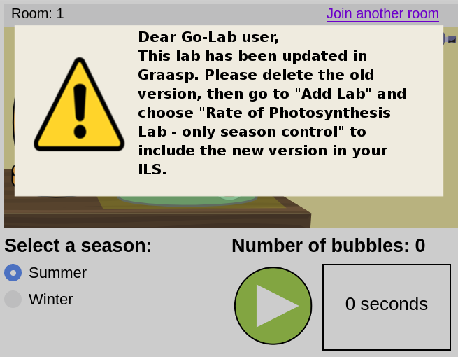 update message
