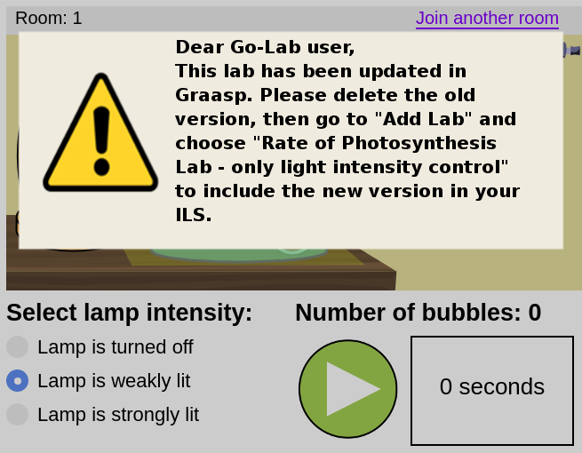 update message